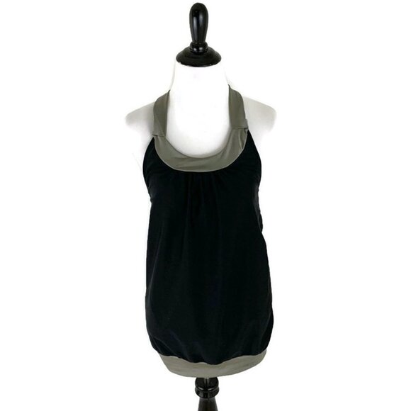 Albion Fit Women's S Small Halter Top Athletic Tankini Stretchy Workout Bra Tank - Picture 1 of 7